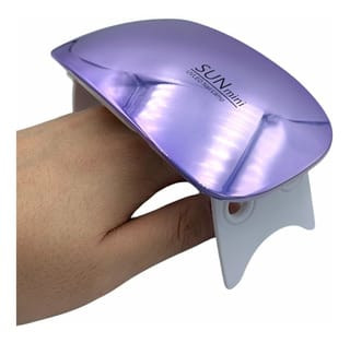 Vista 4 de Mini Lámpara Sun Tornasol UV Para Uñas - MINI LAMPARA SUN TORNASOL UV PARA UÑAS: FUCSIA CROMADO